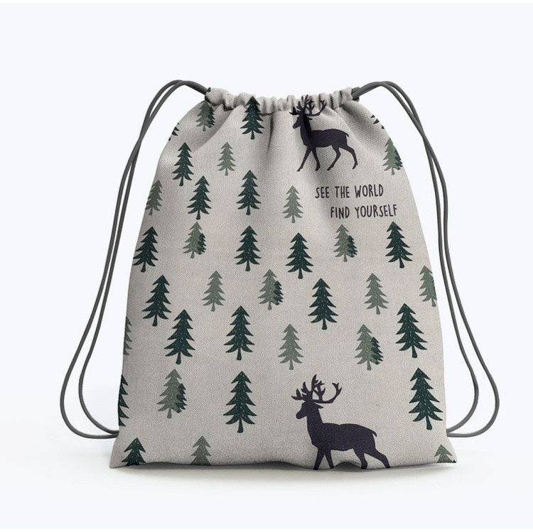 Ткань льняная, 1 м x 150 см, 140 г/м², цвет: бежевый, принт, TBY — картинка 7