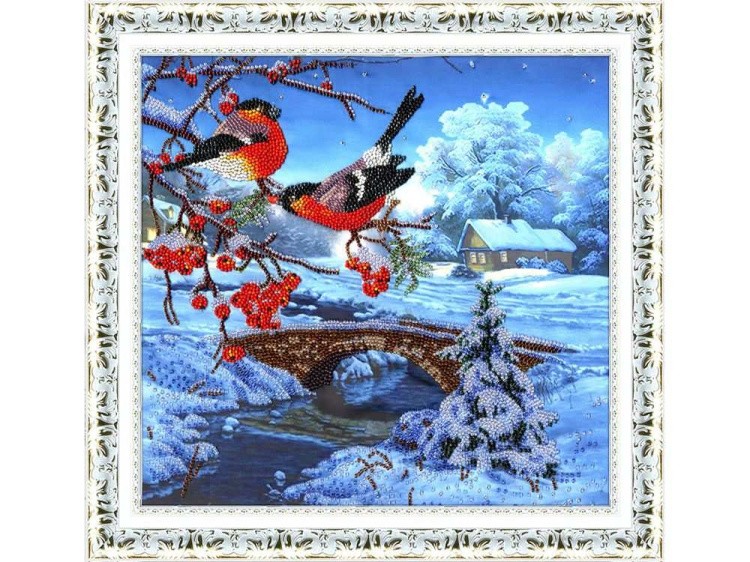 Набор вышивки бисером «Ветка рябины» — картинка 2