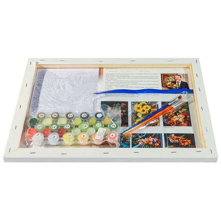 Картина по номерам «Букет из лилий» — картинка 3