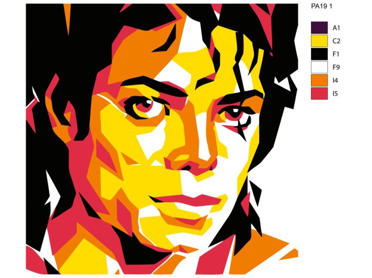 Картина по номерам «Майкл Джексон» — картинка 2