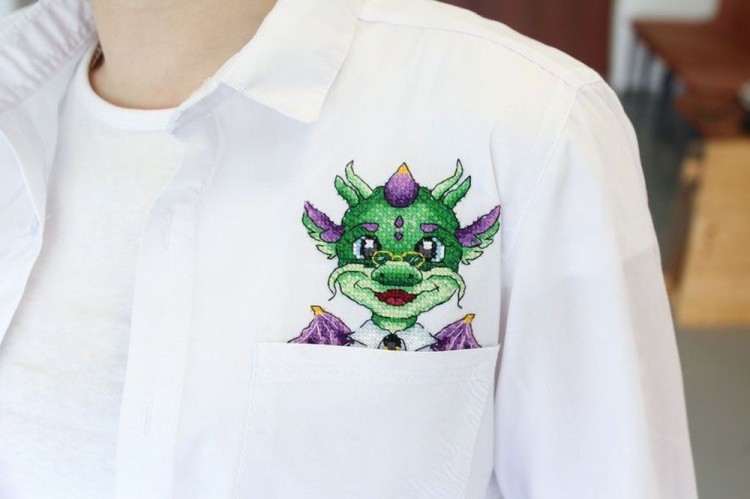 Набор для вышивания «Дракон учёный» — картинка 4