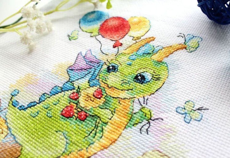 Набор для вышивания «На цветущем лугу» — картинка 4