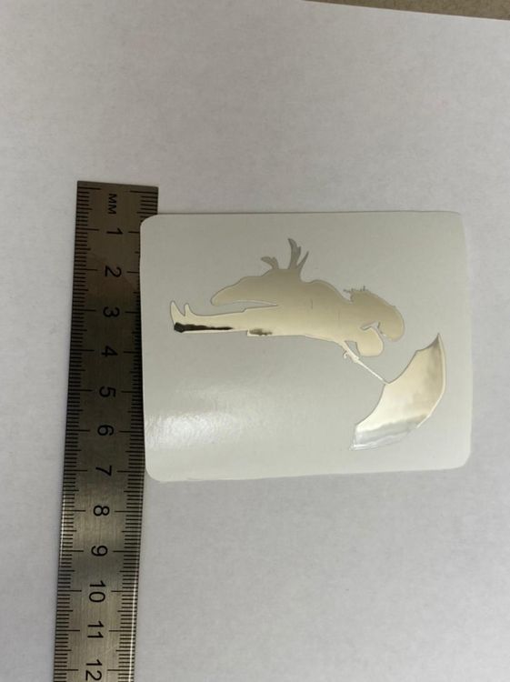 №517 Наклейка (Серебро) Sticker, Art Blong — картинка 3