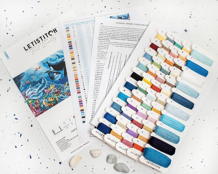 Набор для вышивания «Underwater Ballet (Балет под водой)» — картинка 2