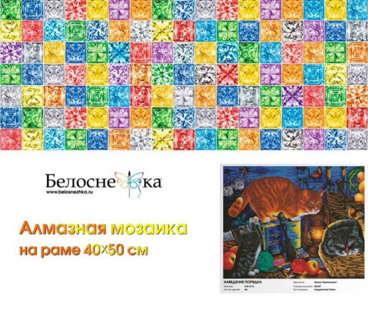 Алмазная вышивка «Наведение порядка» — картинка 4