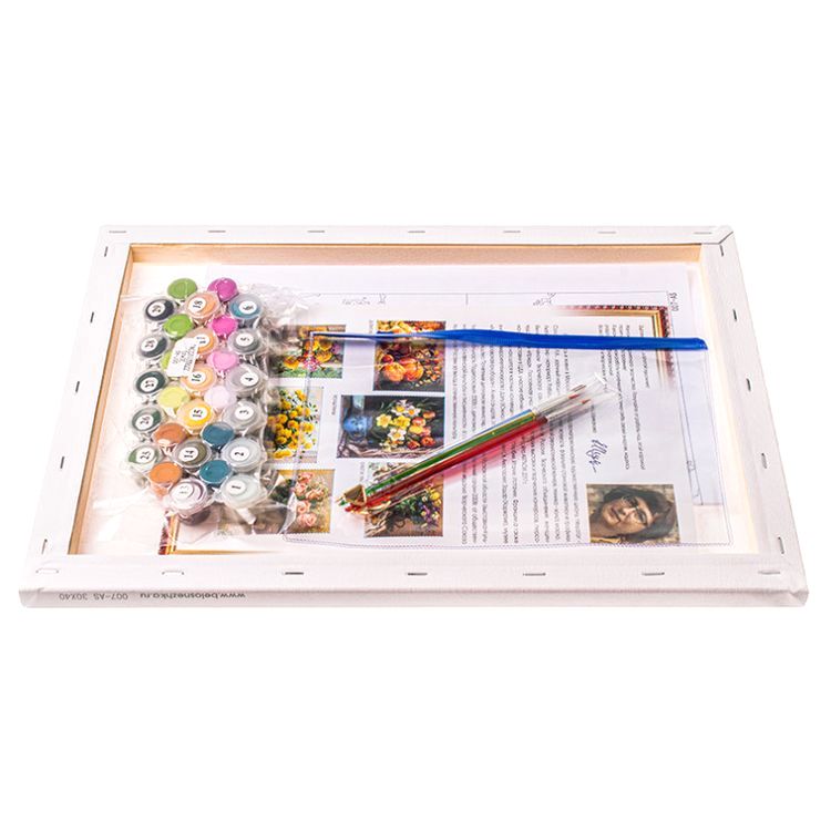 Картина по номерам «Букет с клевером» — картинка 3