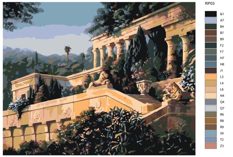 Картина по номерам «Цветущая стена» — картинка 2