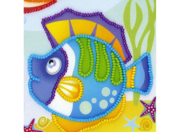 Набор вышивки бисером «Морские рыбки» — картинка 3