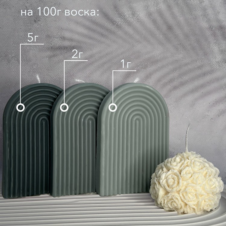 Краситель сухой для свечей/воска, «Черный», 10 г — картинка 2