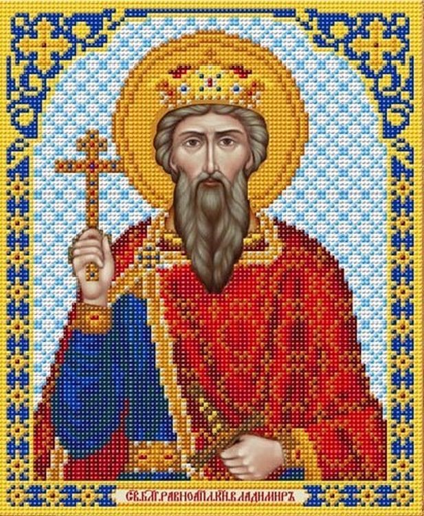 Рисунок на ткани «Святой Владимир»