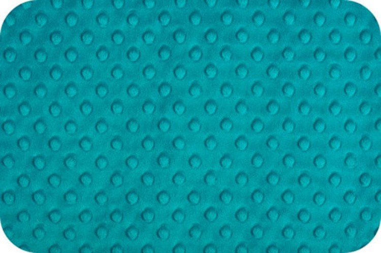 Плюш CUDDLE DIMPLE, 48x48 см, 455 г/м2, 100% полиэстер, цвет: TEAL, Peppy