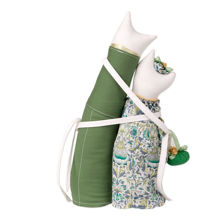 Набор для шитья «Коты-обнимашки нефритовые» — картинка 2