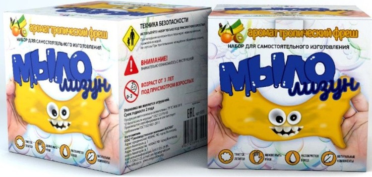 Набор Юный химик, Мыло-лизун «Тропический фреш» — картинка 2