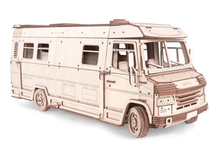 Деревянный конструктор 3D «Пикник. Домик для кукол на колесах», Lemmo — картинка 2