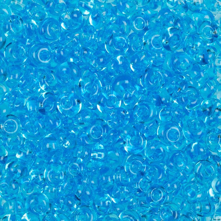 Бисер Чехия DROPS 311-11001 4,5 мм 05/0, 50 г, цвет: 60010 голубой