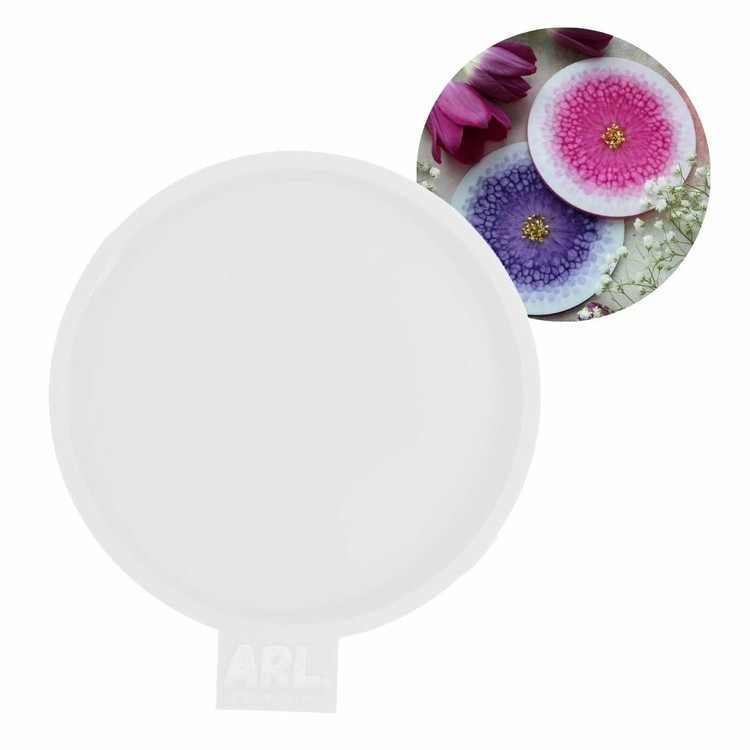 Глянцевый силиконовый молд Круг (white), Art Resin LAB — картинка 2