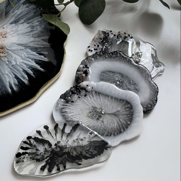 Силиконовый молд жеода, 5 шт. — картинка 5