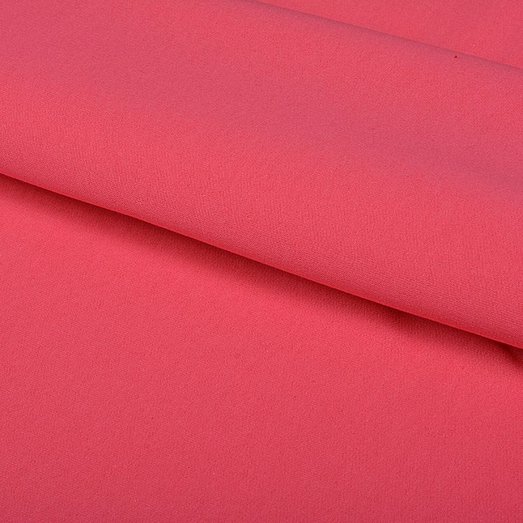 Ткань трикотаж Футер 2х нитка, начес, с лайкрой, 6 м, ширина 200 см, цвет: ярко-розовый, TBY — картинка 4