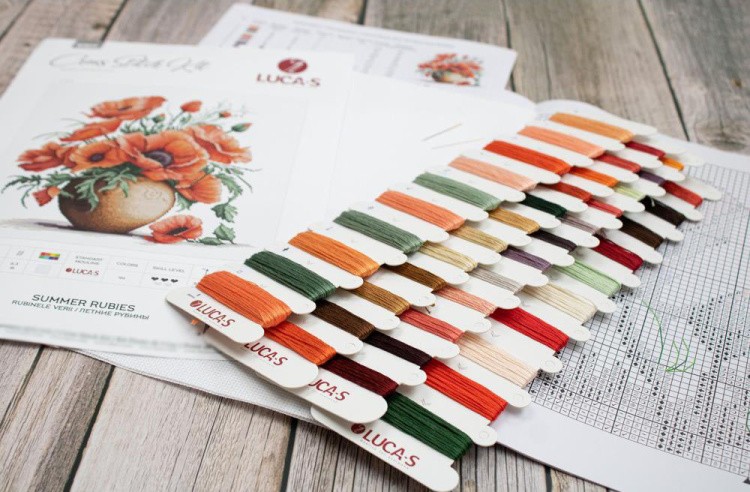 Набор для вышивания «Летние рубины» — картинка 3