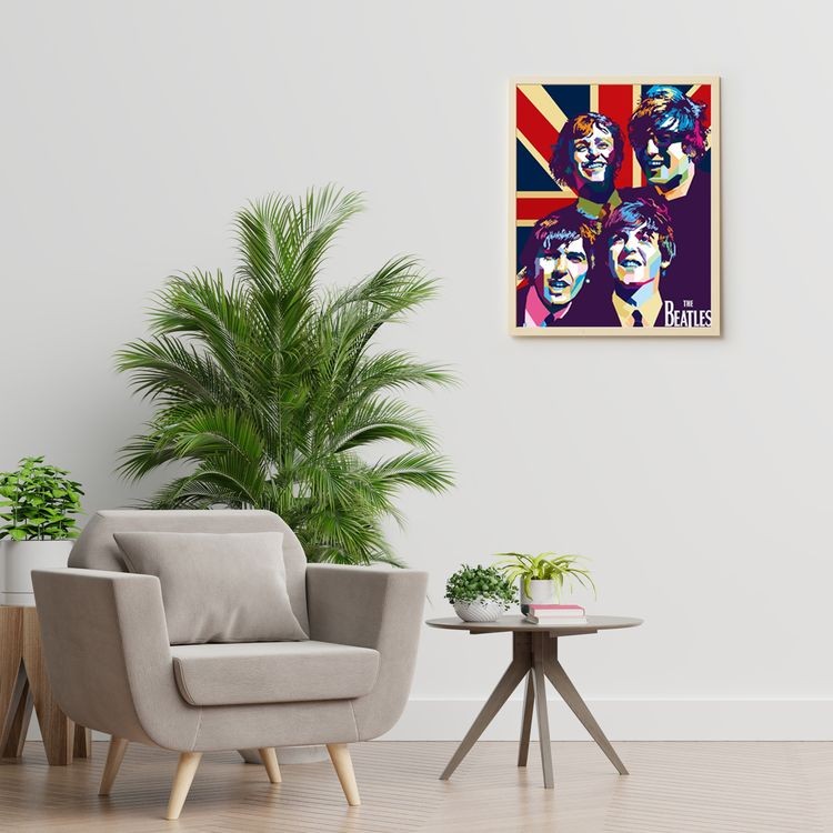 Картина по номерам «The Beatles» — картинка 5