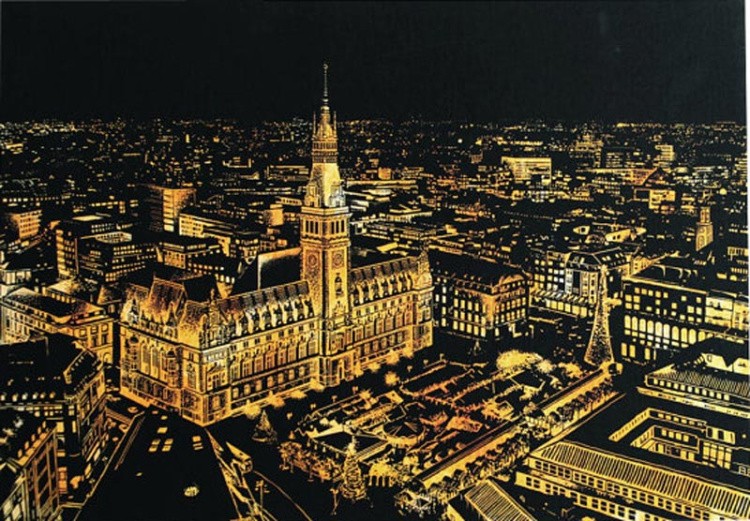 Скретч-картина «Гамбург» — картинка 6