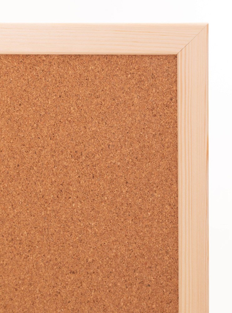 Доска пробковая в деревянной раме 45х60 см (в полиэтиленовой пленке) — картинка 2