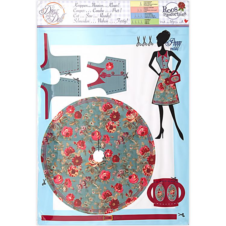 Набор для шитья «Одежда для кукол Peggy Peony №3» — картинка 2