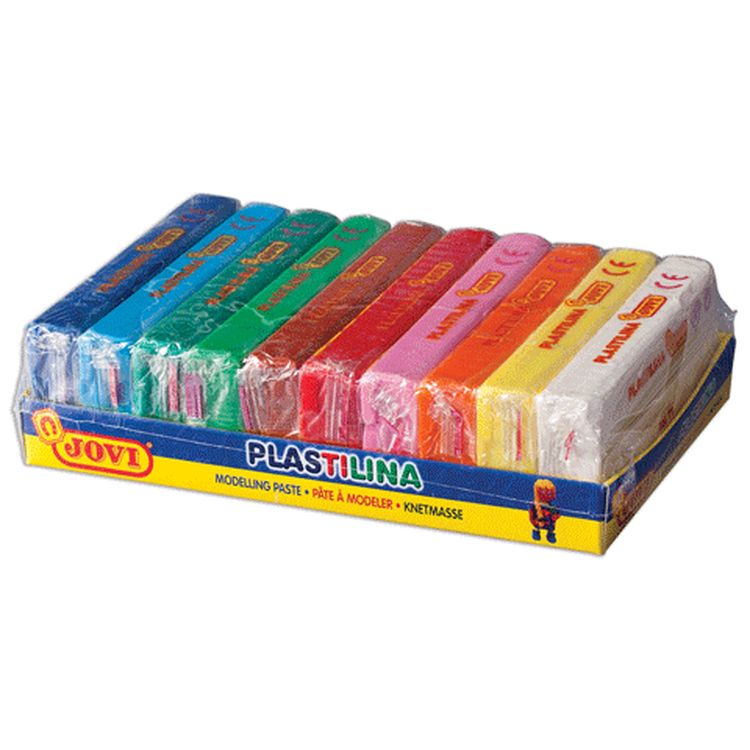 Пластилин на растительной основе JOVI (Испания), 10 цветов, 1500 г — картинка 2