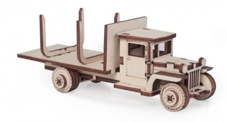 Конструктор из дерева «Грузовичок Лесовоз», Армия России — картинка 3