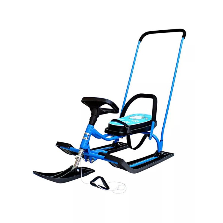 Снегокат детский 140 GO GO Winter cat с ручкой — картинка 7