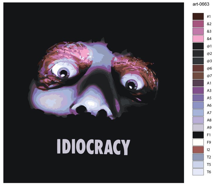 Картина по номерам «Рэпер Soda Luv Сода Лав: IDIOCRACY» — картинка 2