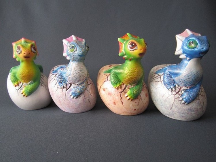 Фигурка для раскрашивания «Дракончик малыш» — картинка 6