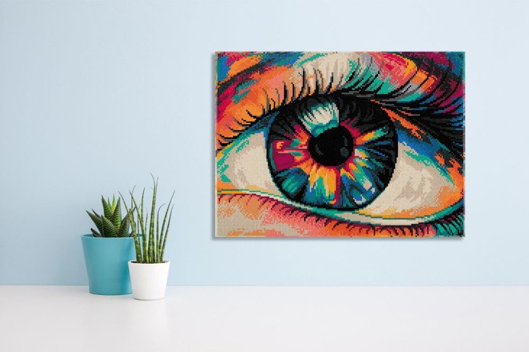 Алмазная вышивка «Глаз» — картинка 3