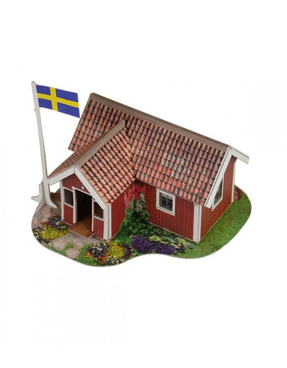 Сборная модель из картона «Шведский домик» — картинка 3