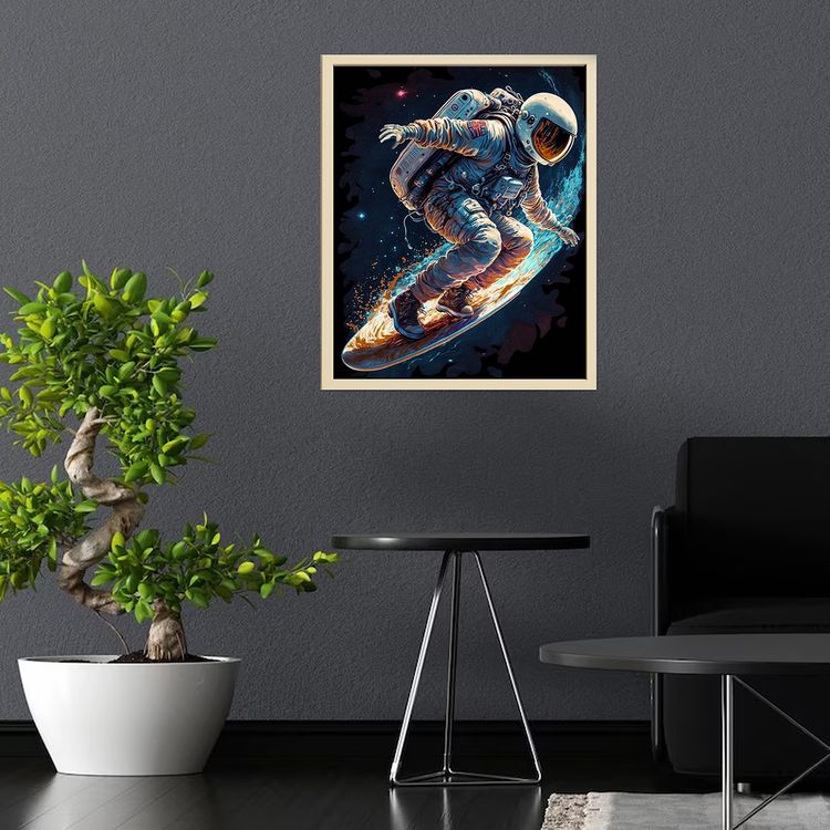 Картина по номерам «Космический серфинг» — картинка 4