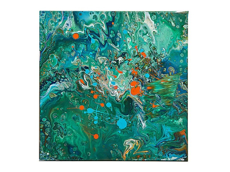 Набор для рисования жидким акрилом Флюид Арт Планета Земля, Molly — картинка 6