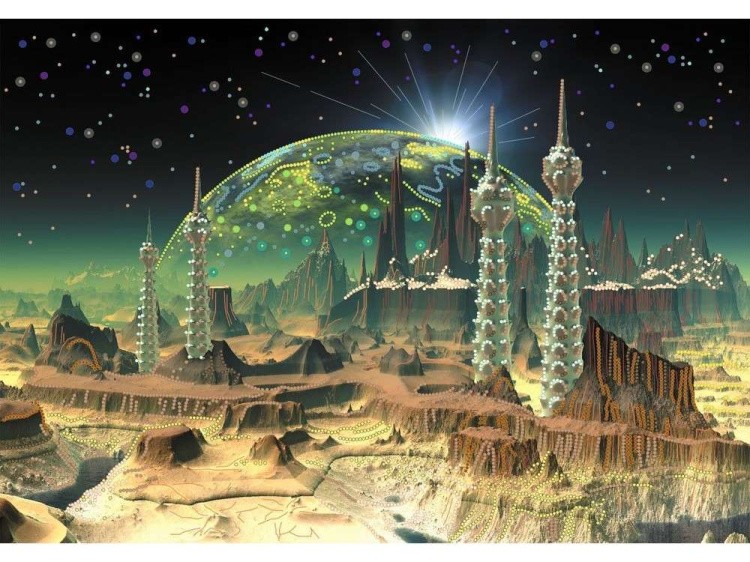 Набор вышивки бисером «Марсианский пейзаж» — картинка 2