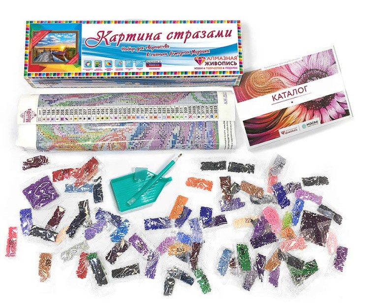 Алмазная вышивка «Икона Семистрельная» — картинка 3