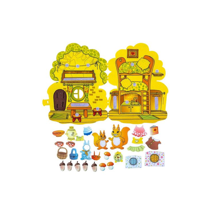 Развивающая игра из фетра «Белкин дом» — картинка 3