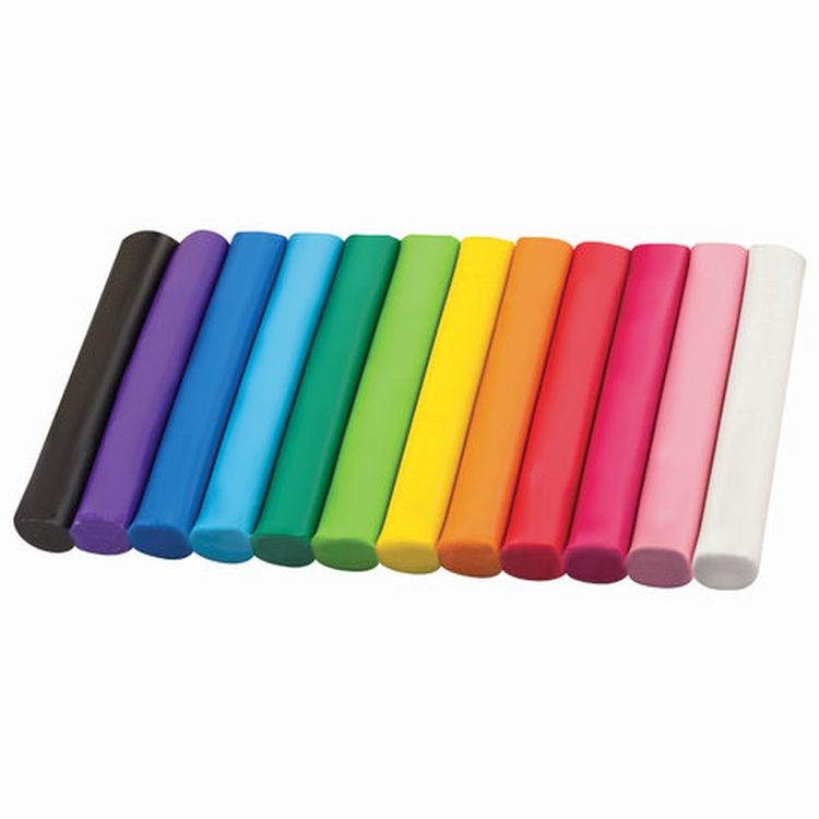 Пластилин классический Brauberg 12 цветов, 200 г — картинка 2