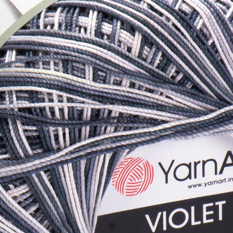 Пряжа YarnArt Violet Melange (509), мультиколор, 5 шт. по 50 г — картинка 2