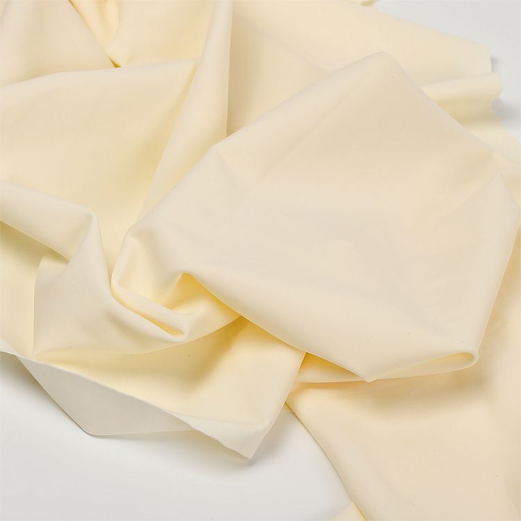 Ткань трикотажная Бифлекс матовый, 6 м, ширина 150 см, 190 г/м², цвет: 2006 молочный, TBY — картинка 4