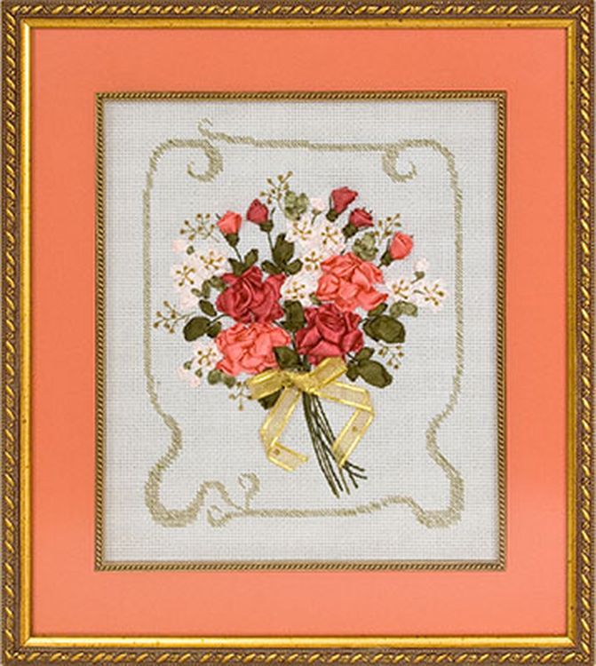 Вышивка лентами «Признание в любви» — картинка 2