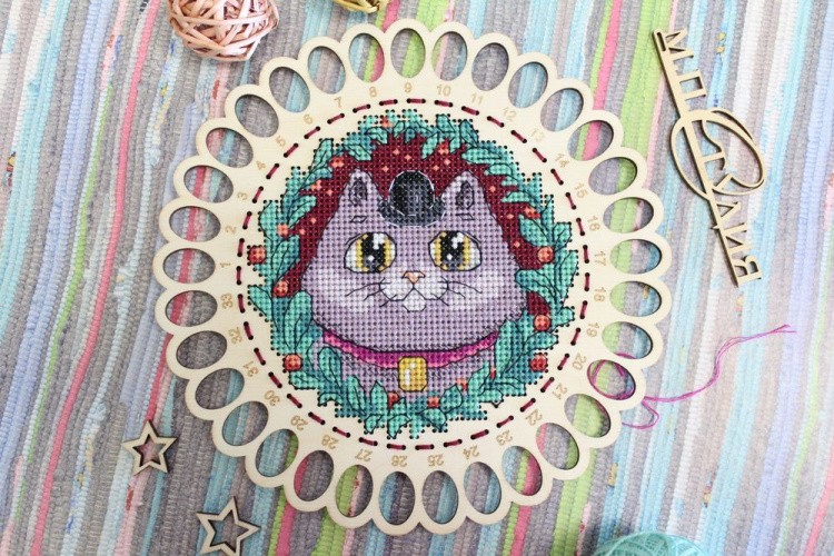 Набор для вышивания «Пушистый джентльмен. Органайзер» — картинка 3