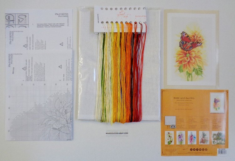 Набор для вышивания «Порхающая бабочка» — картинка 3