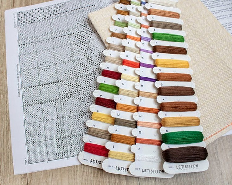 Набор для вышивания «Santa's rest by the chimney» — картинка 4