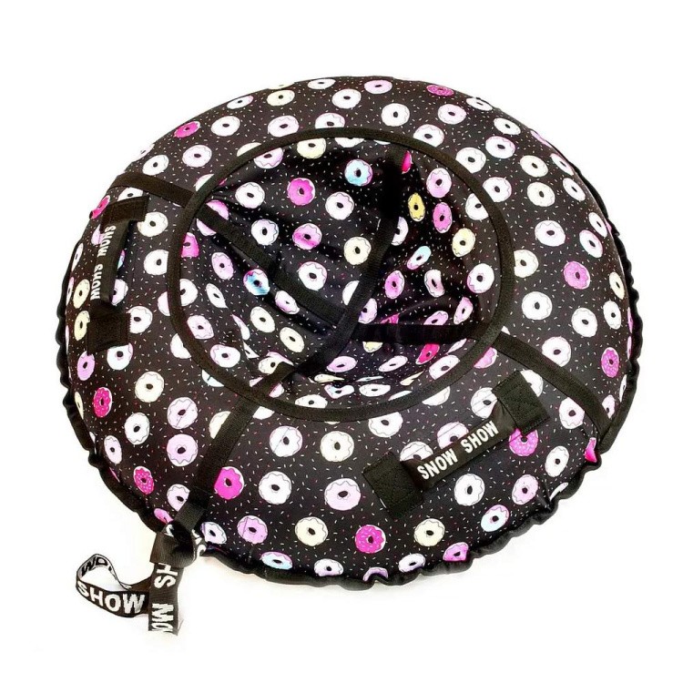 Детская зимняя ватрушка тюбинг для катания 118 см — картинка 4