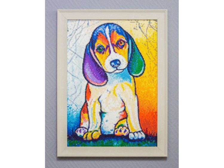 Алмазная вышивка «Бигль» — картинка 4