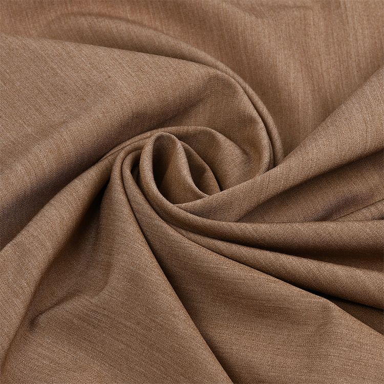 Ткань Костюмная Гальяно, 1 м х 150 см, 200 г/м², цвет: темно-бежевый меланж, TBY