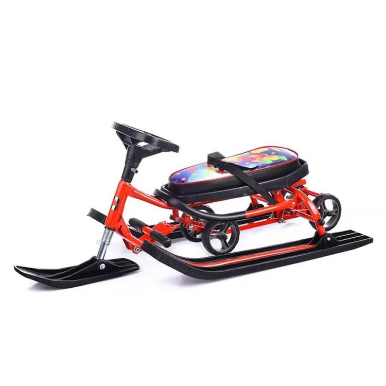 Снегокат детский 111 Mobile с ручкой (Легo) — картинка 7